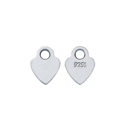 Sterling Zilver 3.5mm Hart "23.5mm Label
