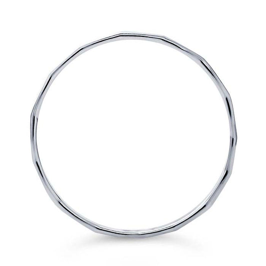 Sterling Silver Hammered Ring