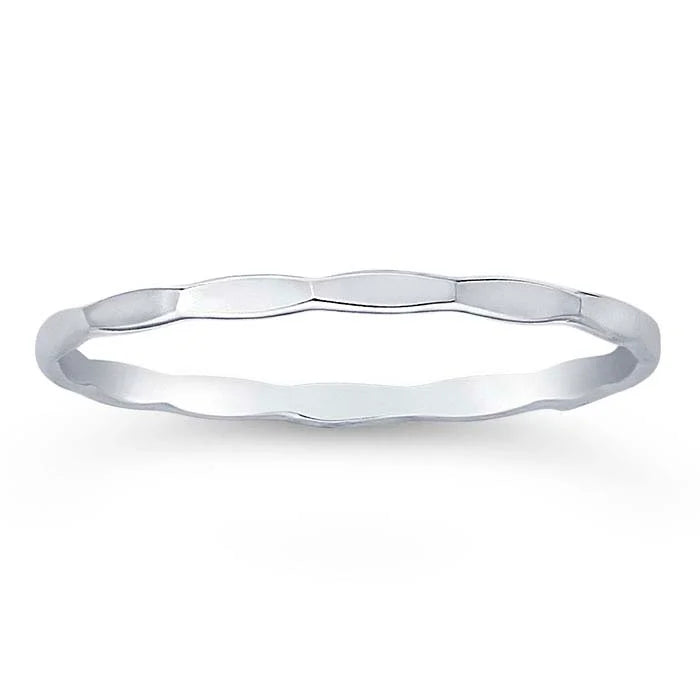 Sterling Silver Hammered Ring