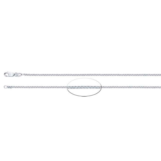 Sterling Silver 1,8 mm Dubbelkabelkedja