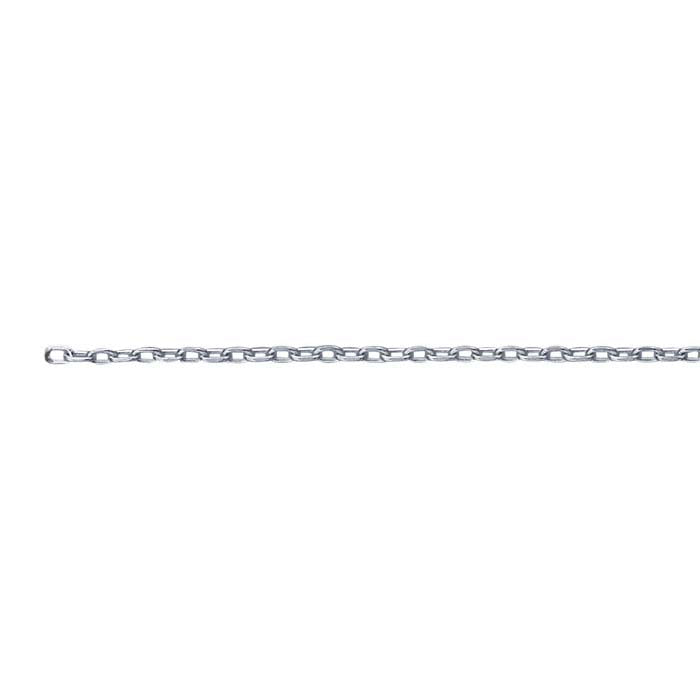 Sterling Silver .85mm Diamond-Cut Oval Cable Chain