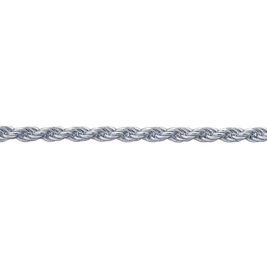 Sterling Silver 1,35 mm Diamantslipad Fransk Rep-kedja