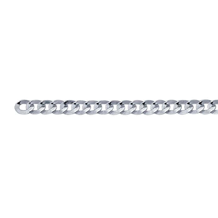Sterling Silver Flat Curb Chain