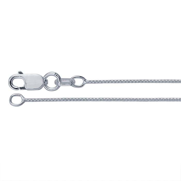 Sterling Silver Rounded Box Chain