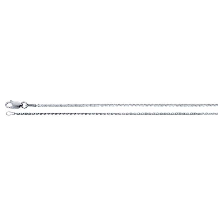 Sterling Silver Diamond-Cut "Sequin" Cable Chain