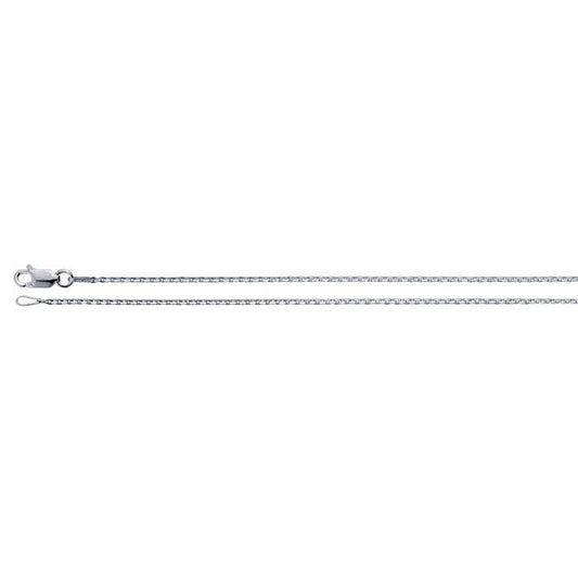 Sterling Silver 1.4mm Diamond-Cut "Sequin" Cable Chain