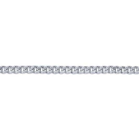 Sterling Silver Diamond-Cut Curb Chain