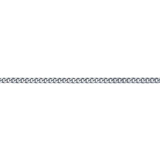 Sterling Silver Diamond-Cut Curb Chain