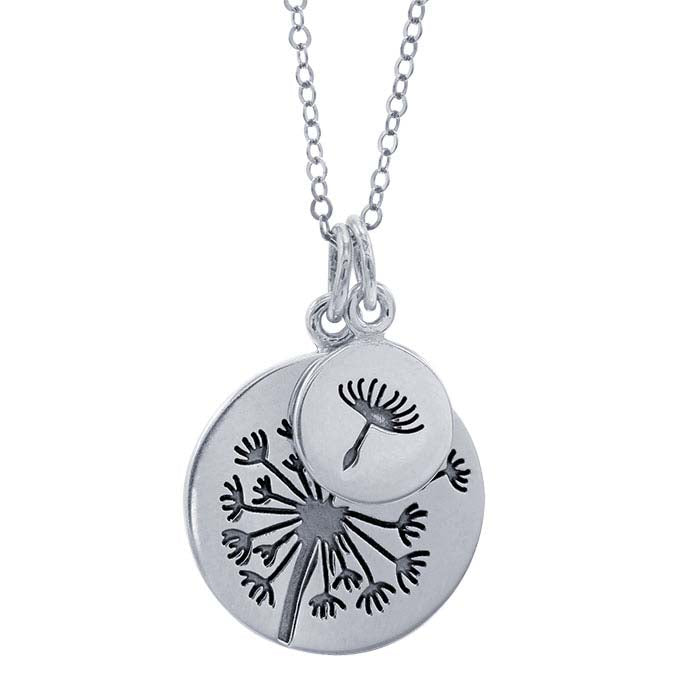 Sterling Silver Dandelion Charm Set