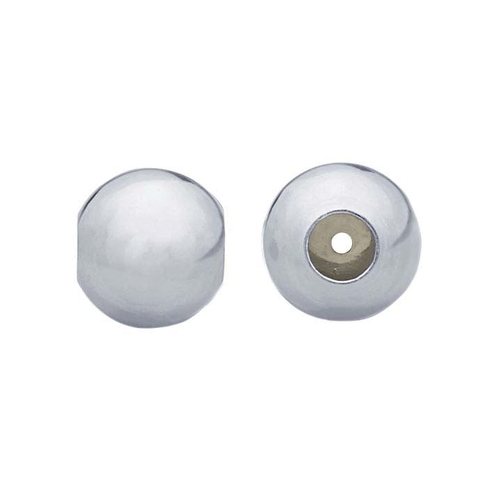 Sterling Silver 6mm Round "Smart" Bead with Silicone Insert