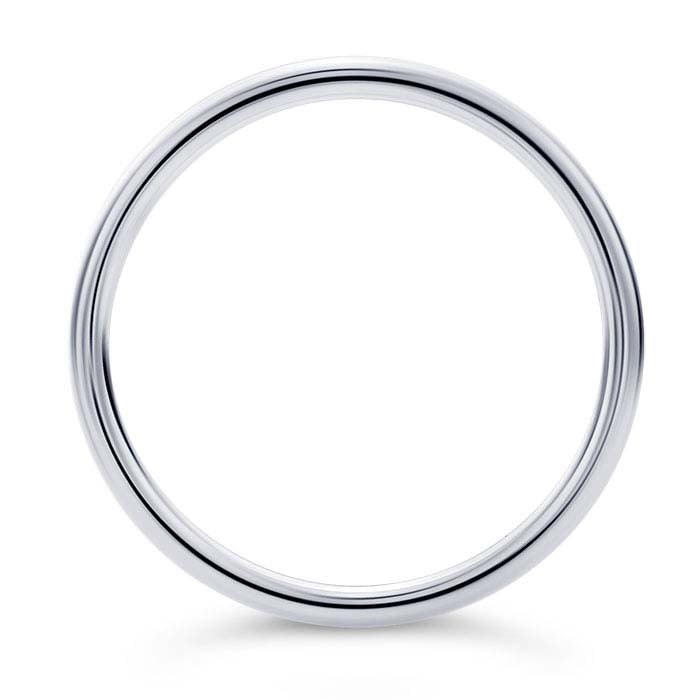 Sterling Silver 1mm Round Wire Stackable Ring