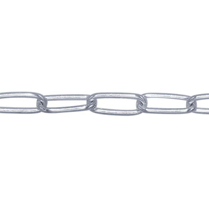 Sterling Silver 2.6mm Oval Cable Chain