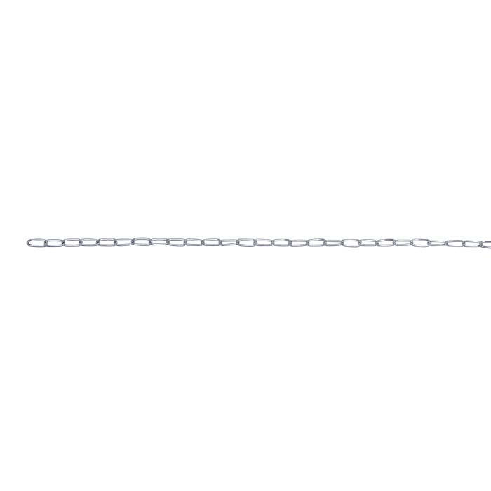 Sterling Silver Elongated Oval Cable Chain