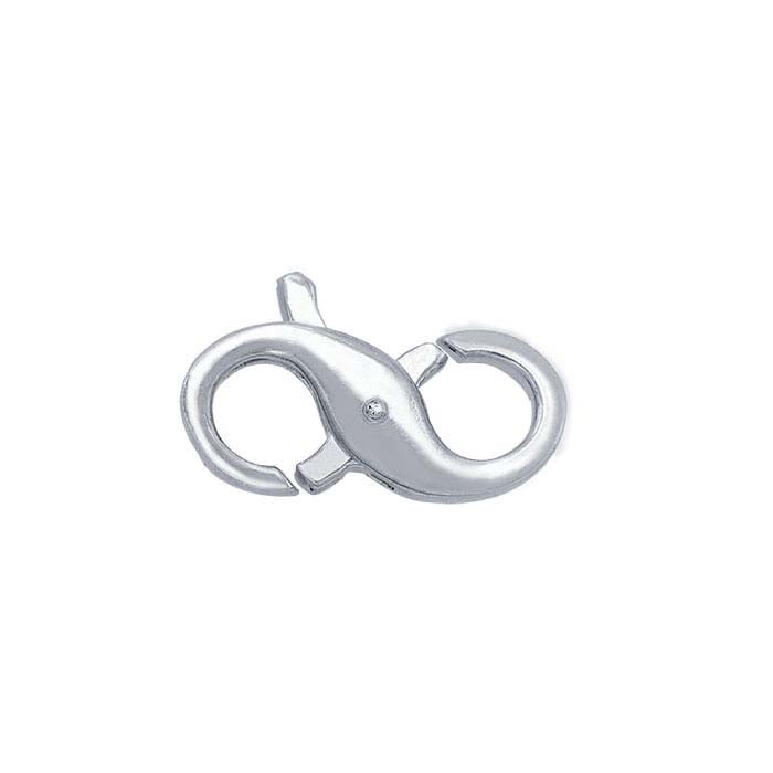 Sterling Silver Infinity Lobster Clasp