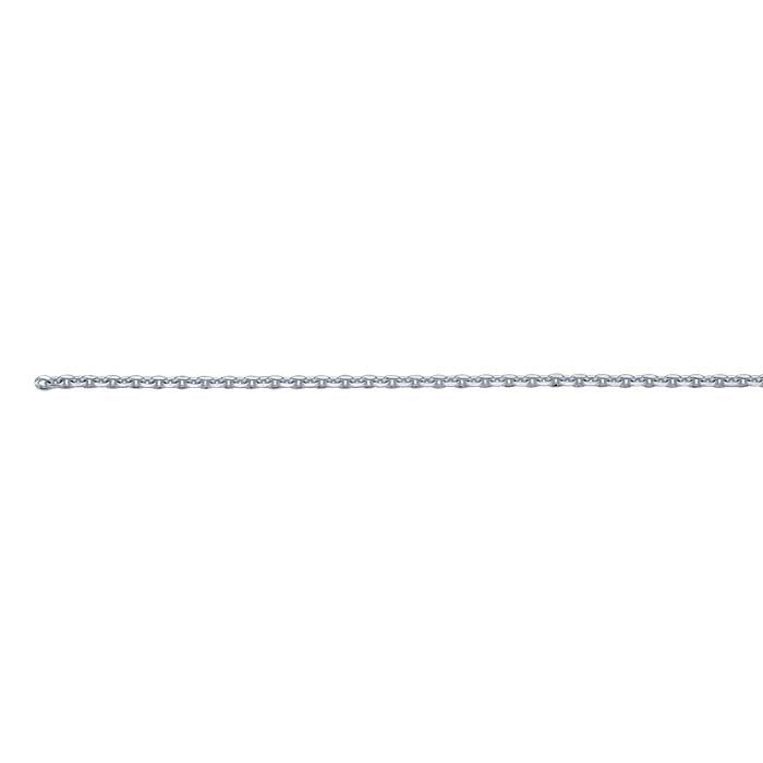 Sterling Silver 1.6mm Diamond-Cut Oval Cable Chain