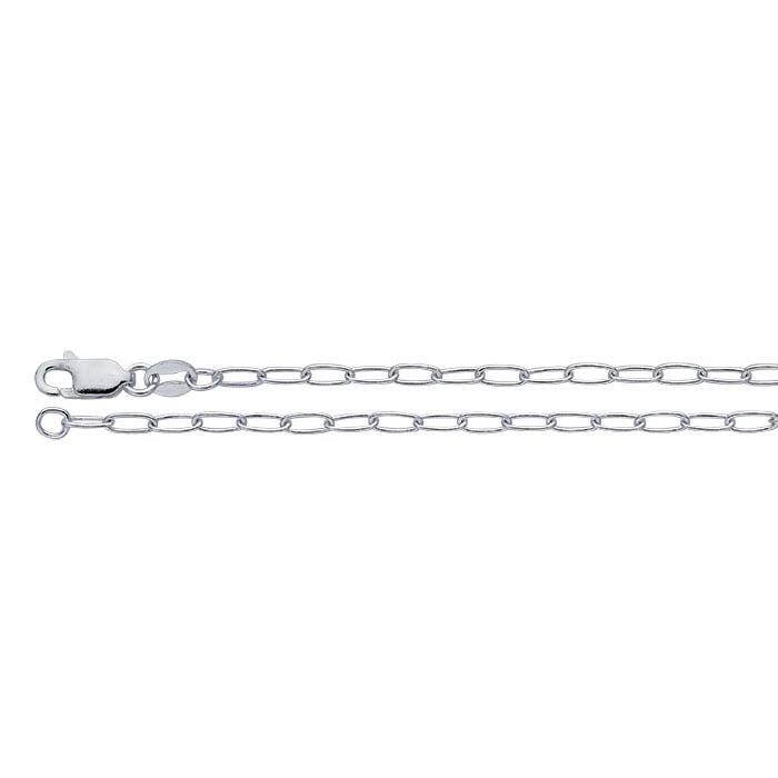 Sterling Silver Oval Cable Chain