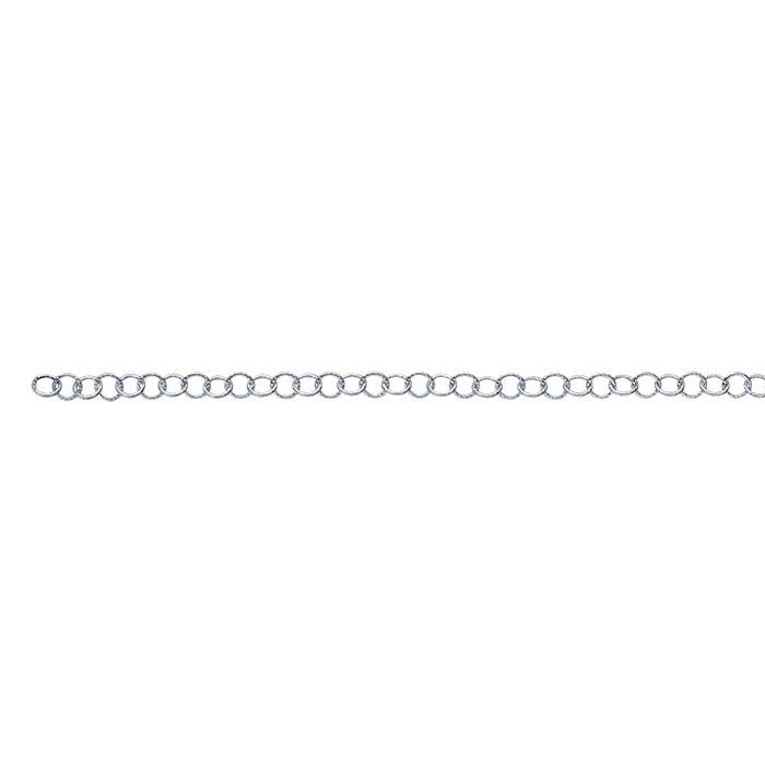 Sterling Silver 3.2mm Pattern Oval Cable Chain