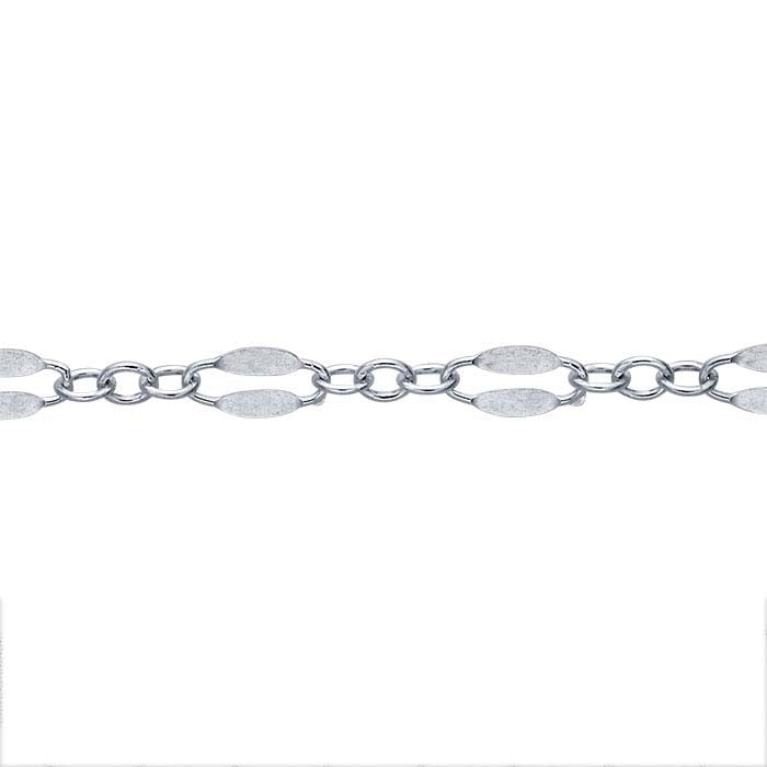 Sterling Silver 2.3mm Dapped Cable Chain