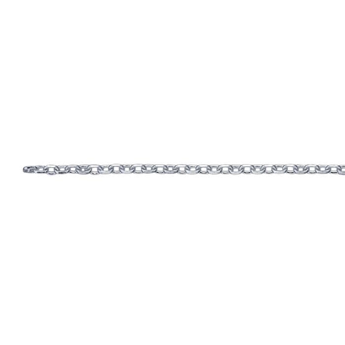 Sterling Silver Diamond-Cut Cable Chain