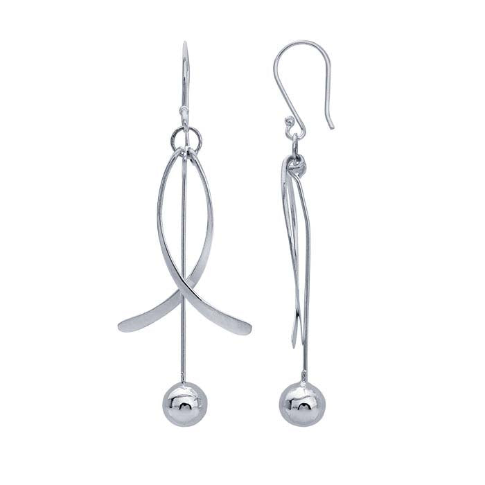 Sterling Silver Ball Earrings
