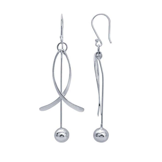 Sterling Silver Ball Earrings