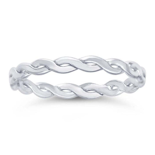 Sterling Silver Woven Ring