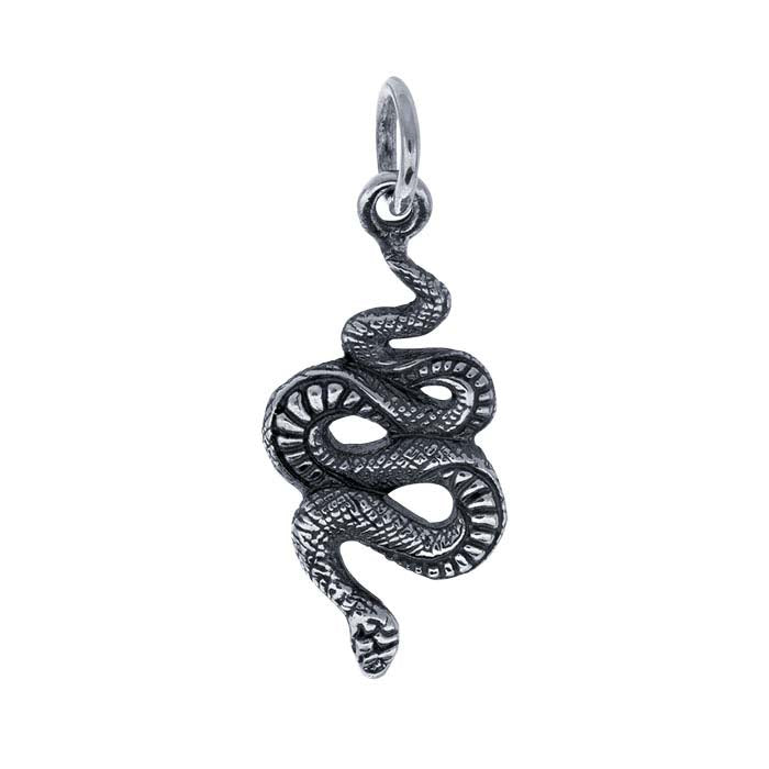 Sterling Silver Snake Charm
