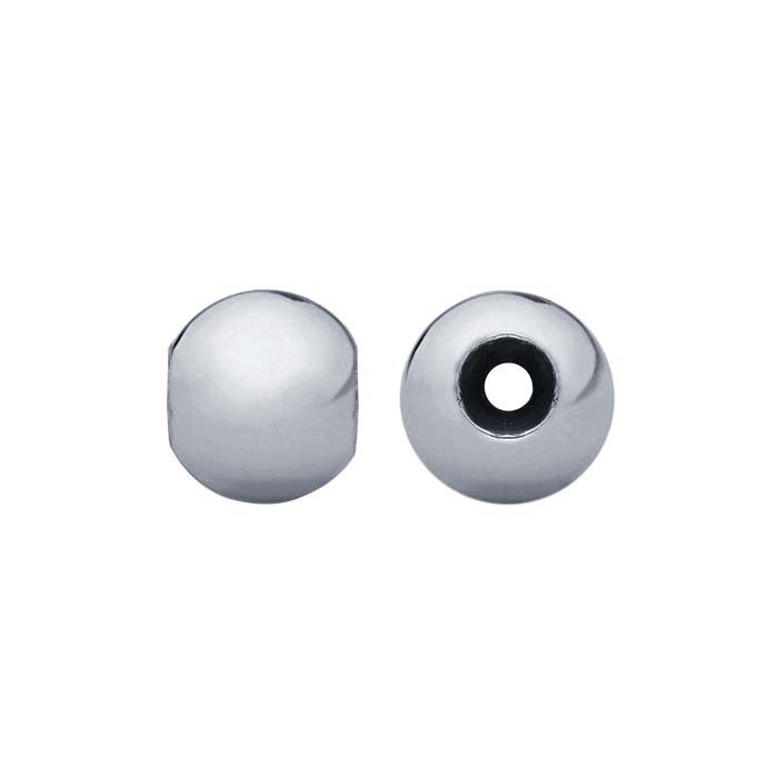 Sterling Silver 8mm Round "Smart" Beads with Silicone Insert