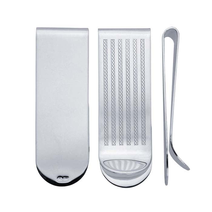 Sterling Silver Textured Money Clip