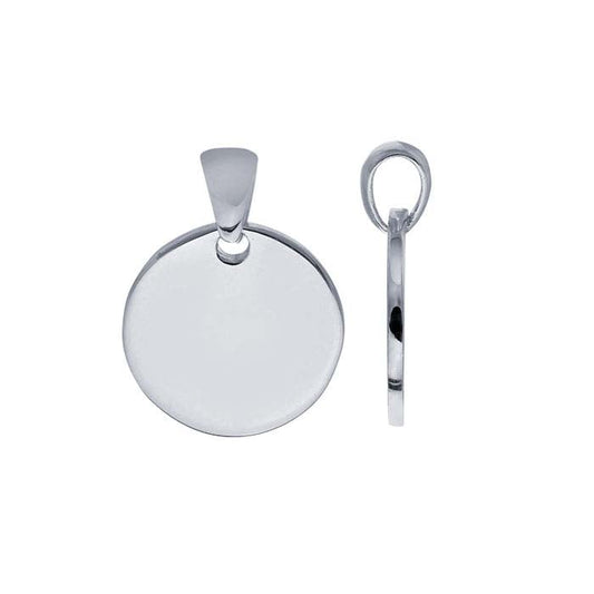 Sterling Silver Round Pendant