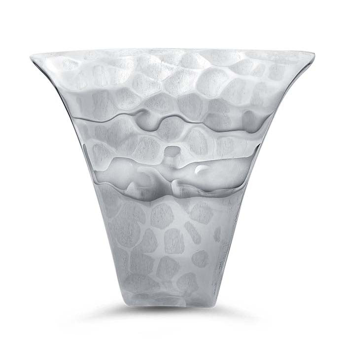 Sterling Silver Hammered Shield Ring, Adjustable