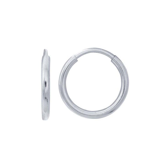 Sterling Silver 1.3 x 10mm Endless Hoop Earring