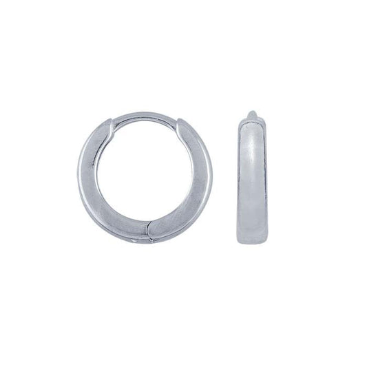 Sterling Silver Huggie Hoop Earrings