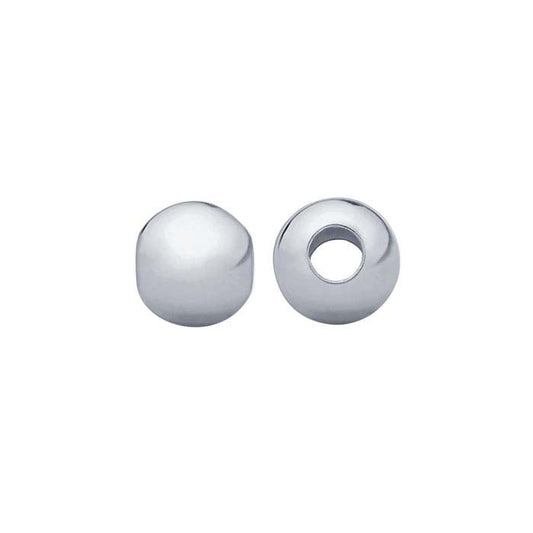 Runde Perle aus Sterlingsilber, 4 mm