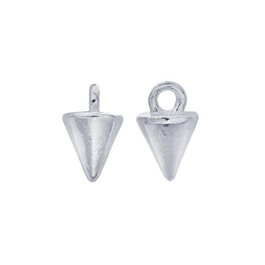 Sterling Silver Pyramid Cone Component
