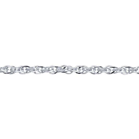 Sterling Silver 1.8mm Triangle Rope Chain