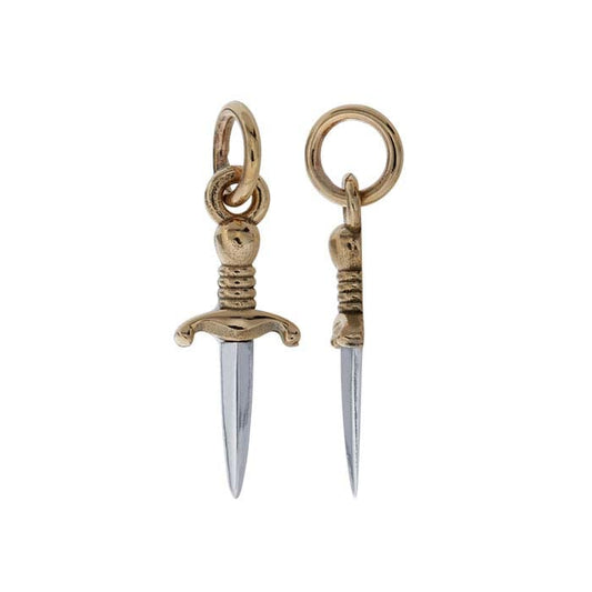Sterling Silver Howling Dagger with Bronze Handle