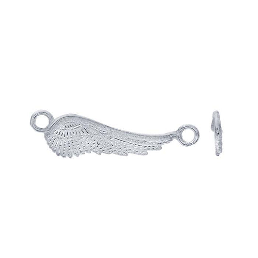 Sterling Silver Angel Wings Festoon Pendant
