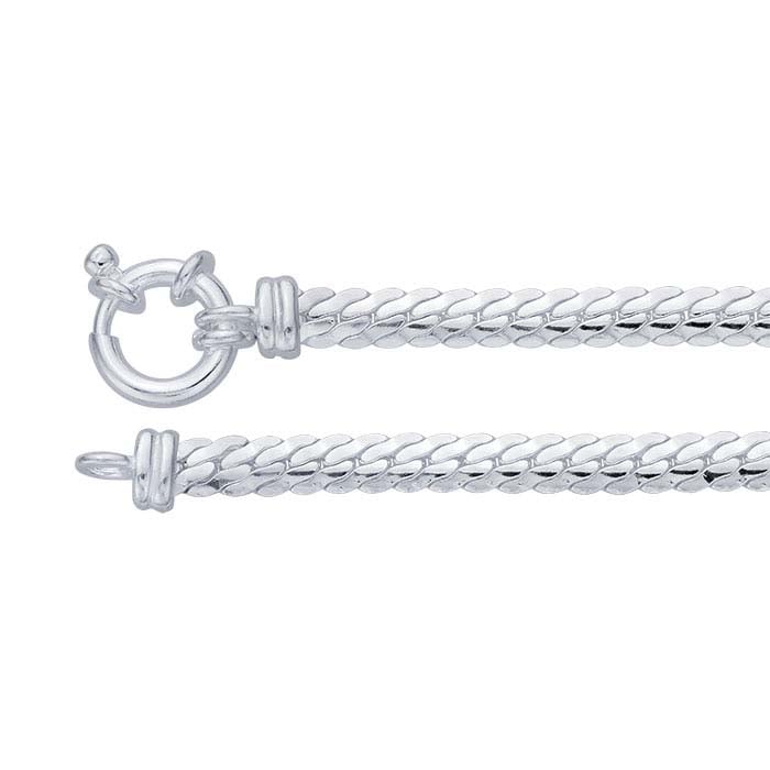 Sterling Silver Double Curb Chain