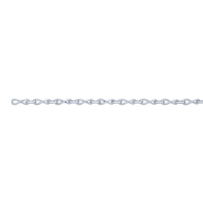 Sterling Silver 2.5mm Infinity Link Chain