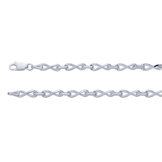Sterling Silver Infinity Link Chain