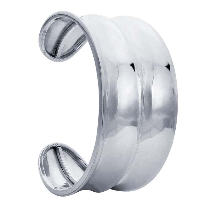 Sterling Silver Double Cuff Bracelet