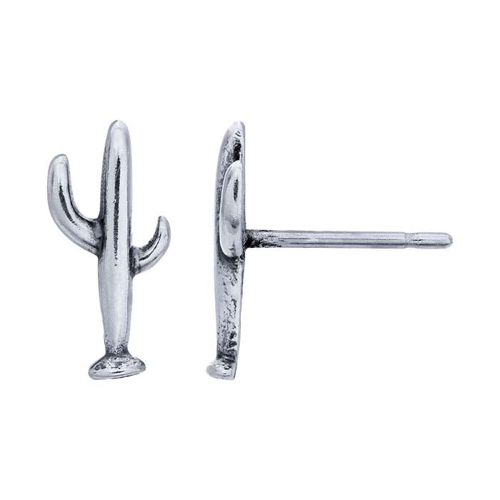 Sterling Silver Saguaro Post Earring