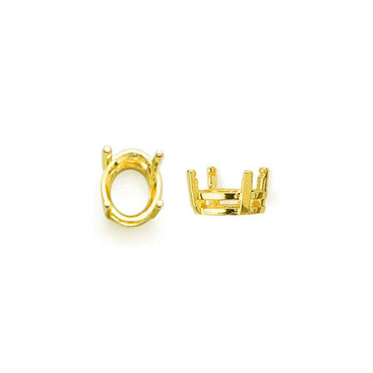 Oval Pre-Notched Legendary™ 4-Prong Setting