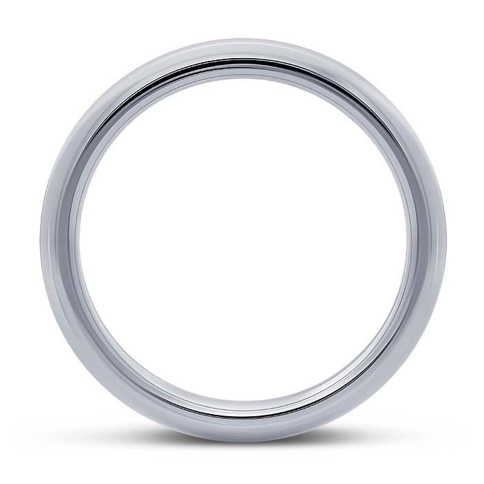 Nordt 14K White Gold Heavyweight Comfort Fit Wedding Band