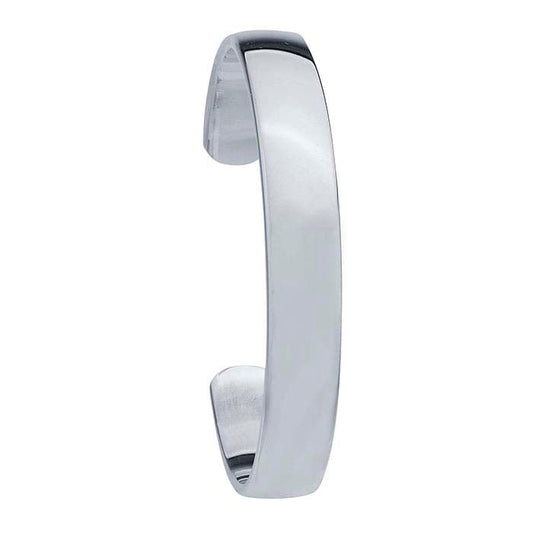 Sterling Silver Inside Round Heavyweight Cuff Bracelet
