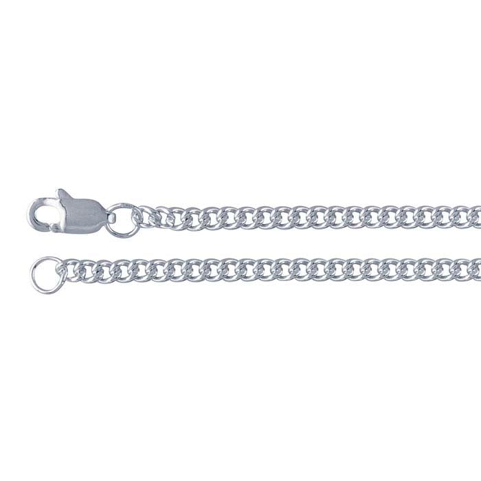 Catena Curb in Argento Sterling 2,3mm