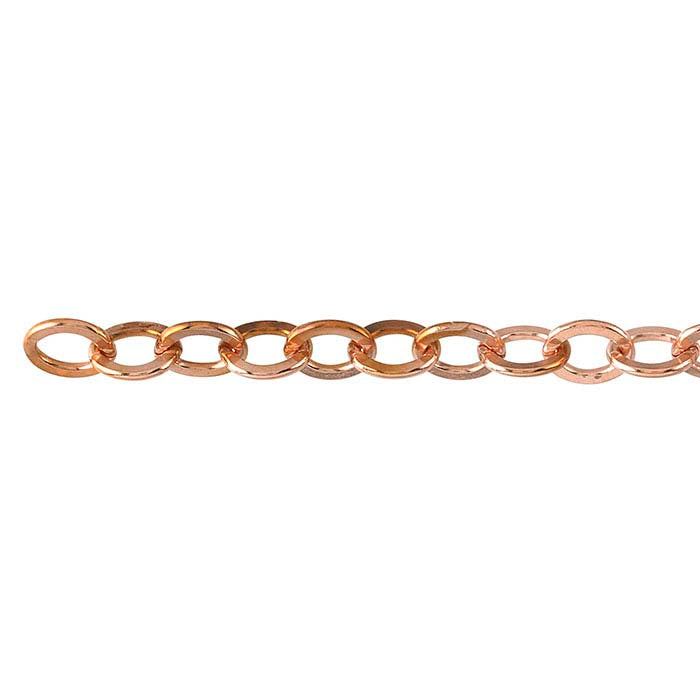 Varinė 5,9 mm plokščia kabelinė grandinėlė, 6,1 m ritė