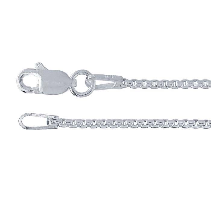 Sterling Silver Rounded Box Chain
