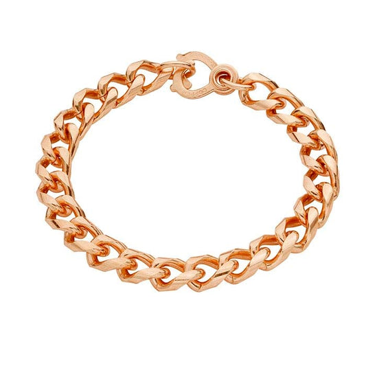 Koperen Gelakte Diamantgeslepen Schakelarmband